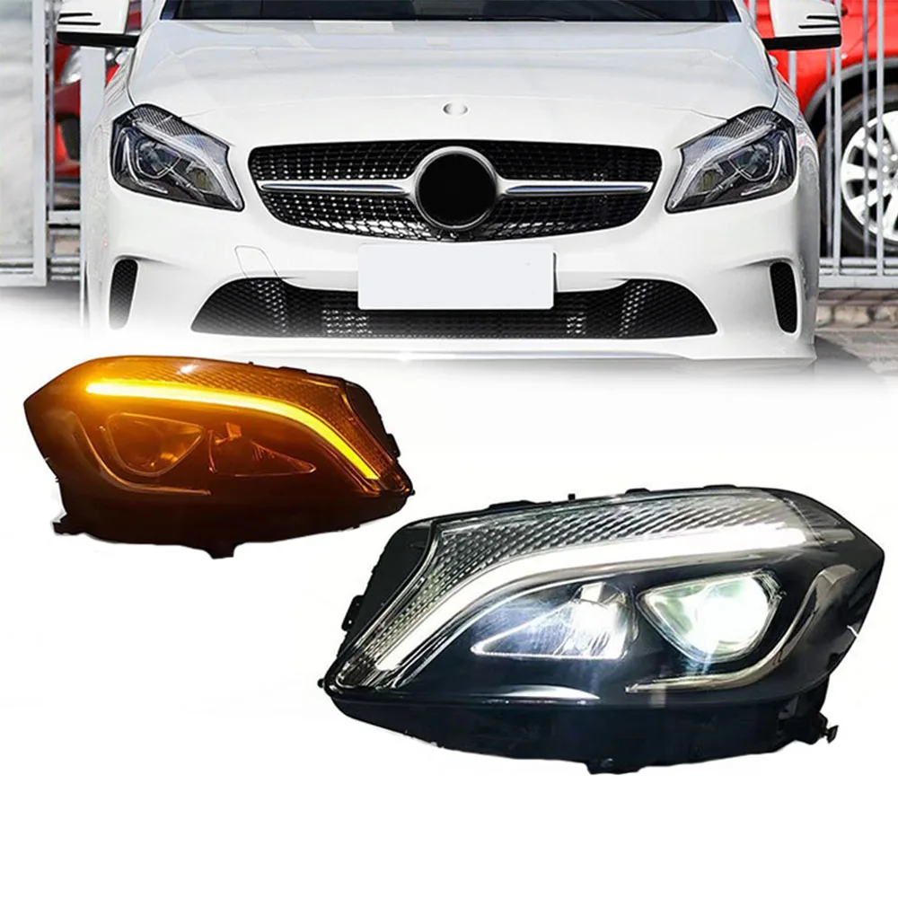 

LED HeadLights for Mercedes Benz A class W176 13-18 full led DRL Car head lamp Assembly Signal Auto Accessories Modified Lamp