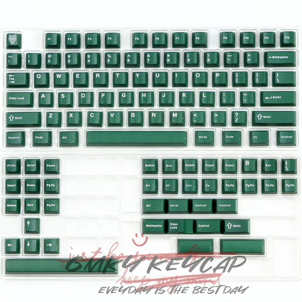 Imagem -05 - Gmky-teclados Verde Esmeralda e Wasabi Perfil Cereja Tiro Duplo Abs Flip Teclados Pbt Teclado Mecânico Interruptor mx