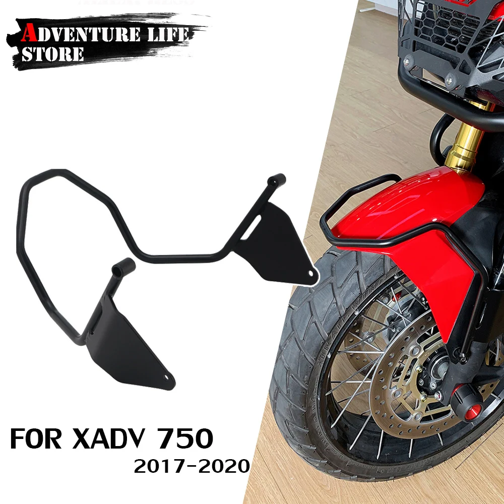 

For Honda XADV750 2017-2020 Motorcycle Front Wheel Bumper Guard Frame Protector Crash Bar Mudguard Fender X ADV 750 X-ADV Black