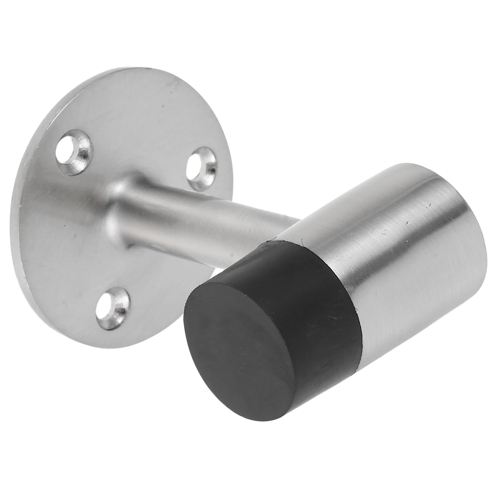 

Zinc Alloy Door Stopper Anti Collision Gear Windproof Home Use Quiet Install Blocker Heightened Study Bedroom Kitchen