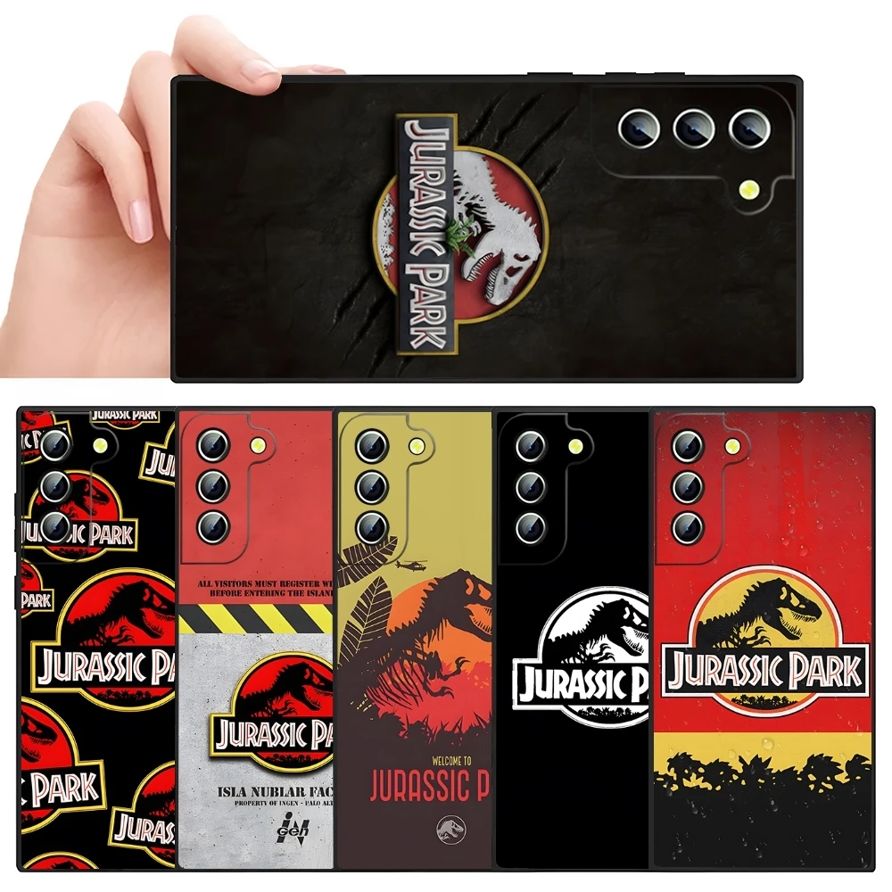 J-Jurassic Park Dinosaur World Phone Case For S23 Samsung S24 Ultra S22 S20 Fe S21 Plus Galaxy A54 A34 A16 A53 A13 Back Cover