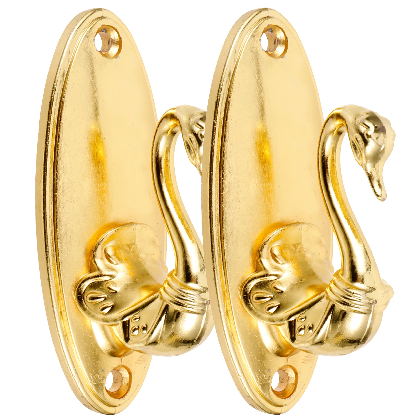 

Curtain Hook Holdbacks Metal Hooks Holders for Wall Home Decoration Vintage Hangers Rod Mount Tassel Tie Drapes