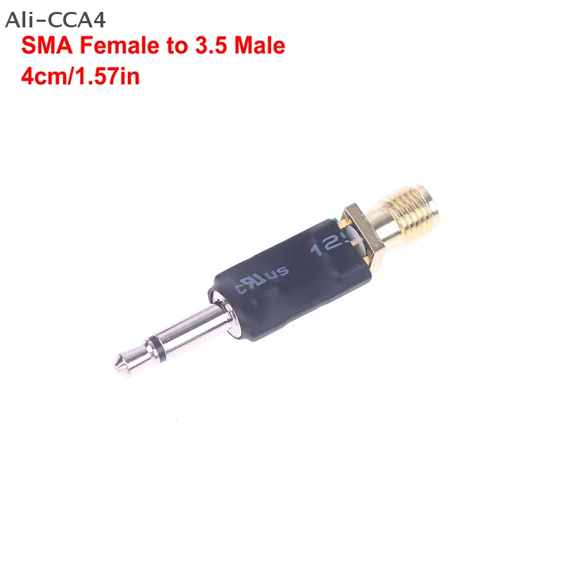 

2025 1Pc SMA Male Female To 3.5mm Adapter Connector for Mono Headphone Audio Radio Test SMA To 3.5mm Adapter