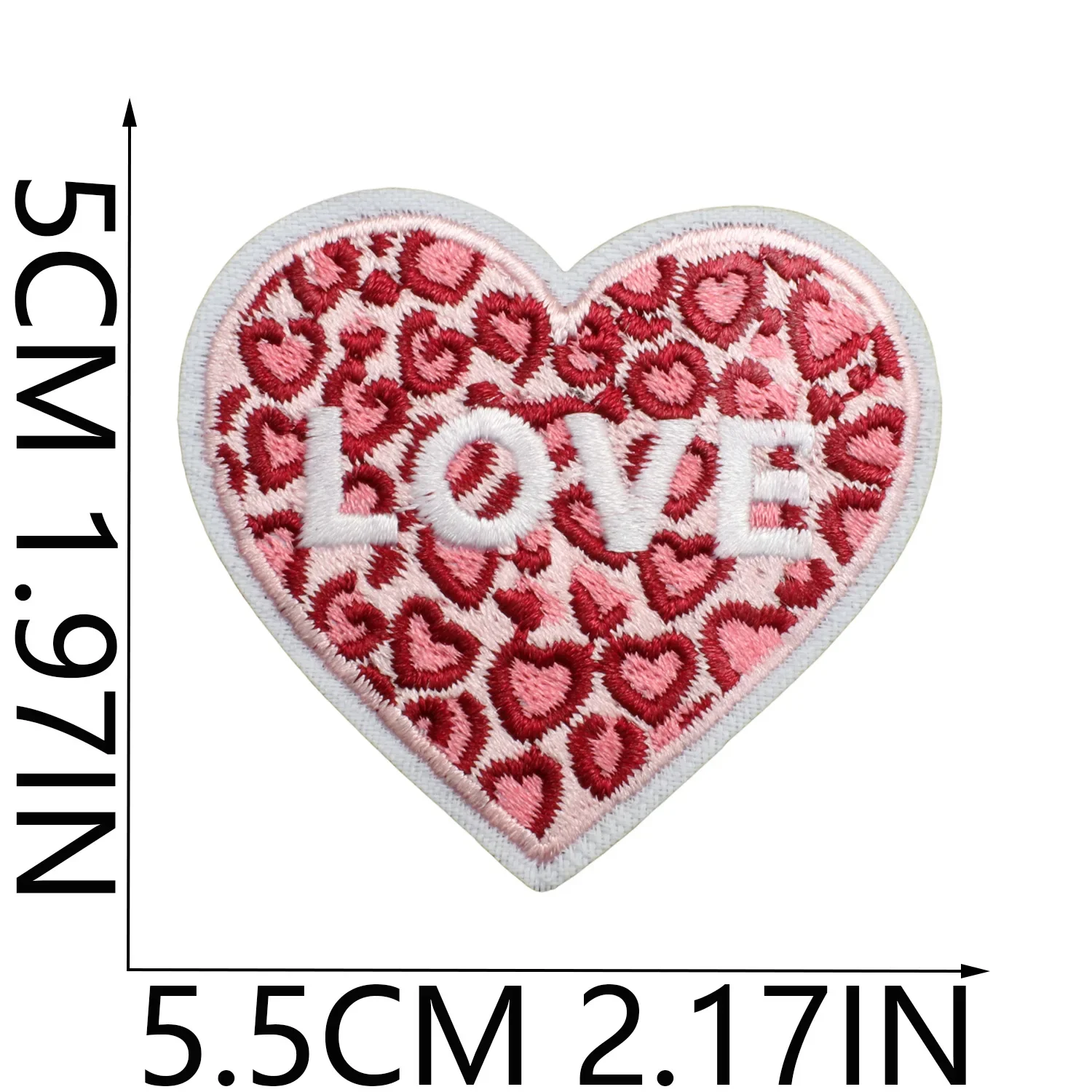 

Patch Love Bow Decoration Valentine's Day Decoration Gift Love Patch Couple Computer Embroidery Badge Expressing Love