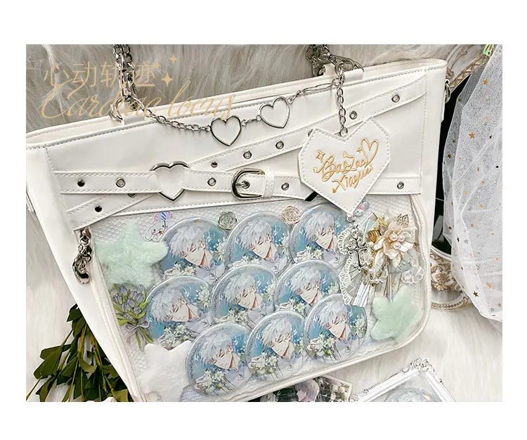 JIAERDI Pu Y2k Aesthetic Underarm Bag Women Fashion Gothic Belt