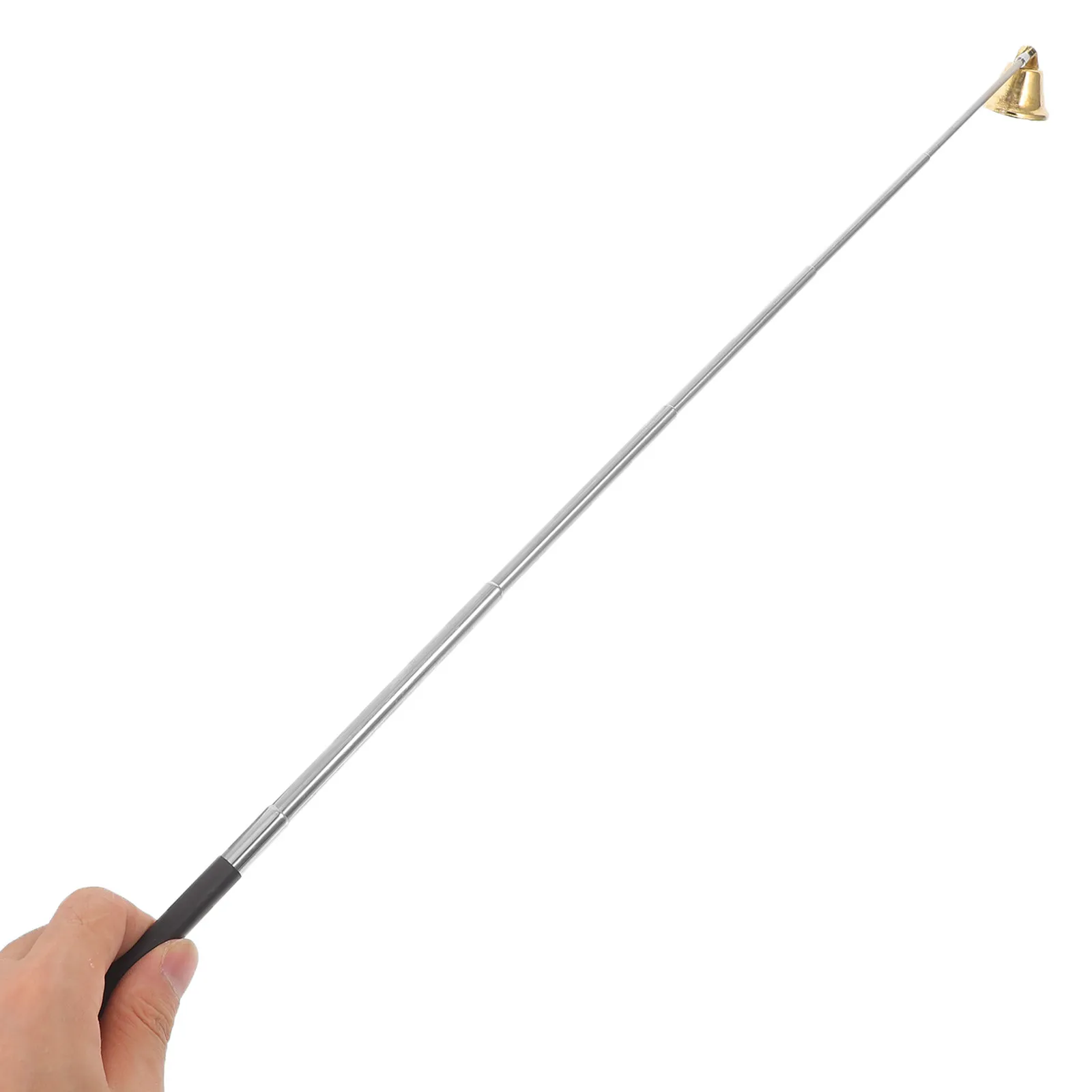 

Retractable Extinguisher with Long Handle Flame Snuffer Tool for Wax Jars Home Decor Wedding Party Use Metal Wick Stopper