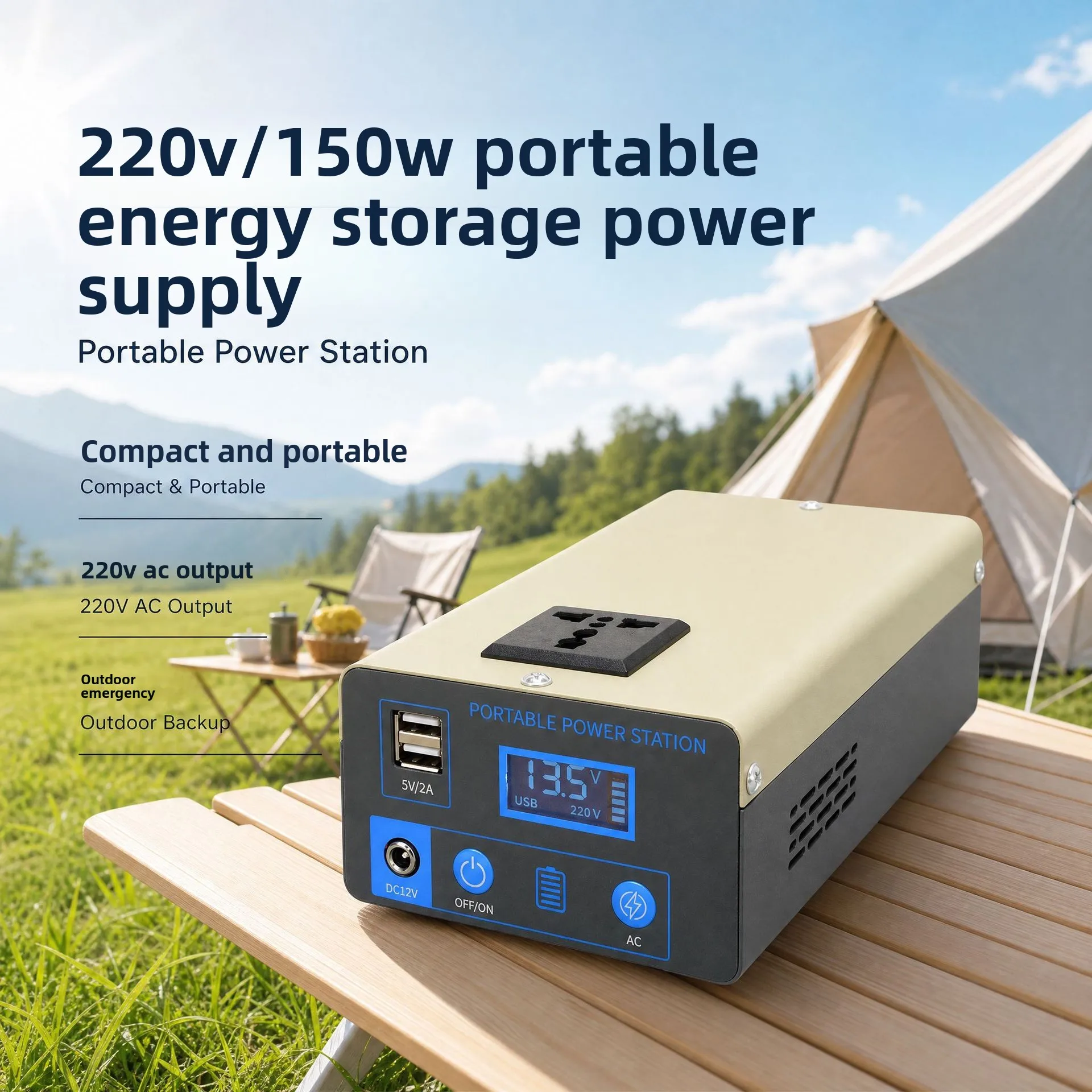 portable power bank for phone phone and laptops ipad tablet pc emergency power  5V 12Voutut 15000MAH