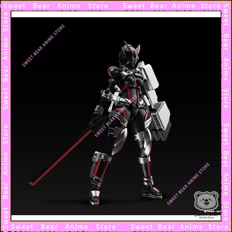 Auf Lager Yubo Modell Club War Rider Göttin Sako Mecha Mädchen Modell Kit Action Figur Anime Modell Trendy Spielzeug Desktop Puppe