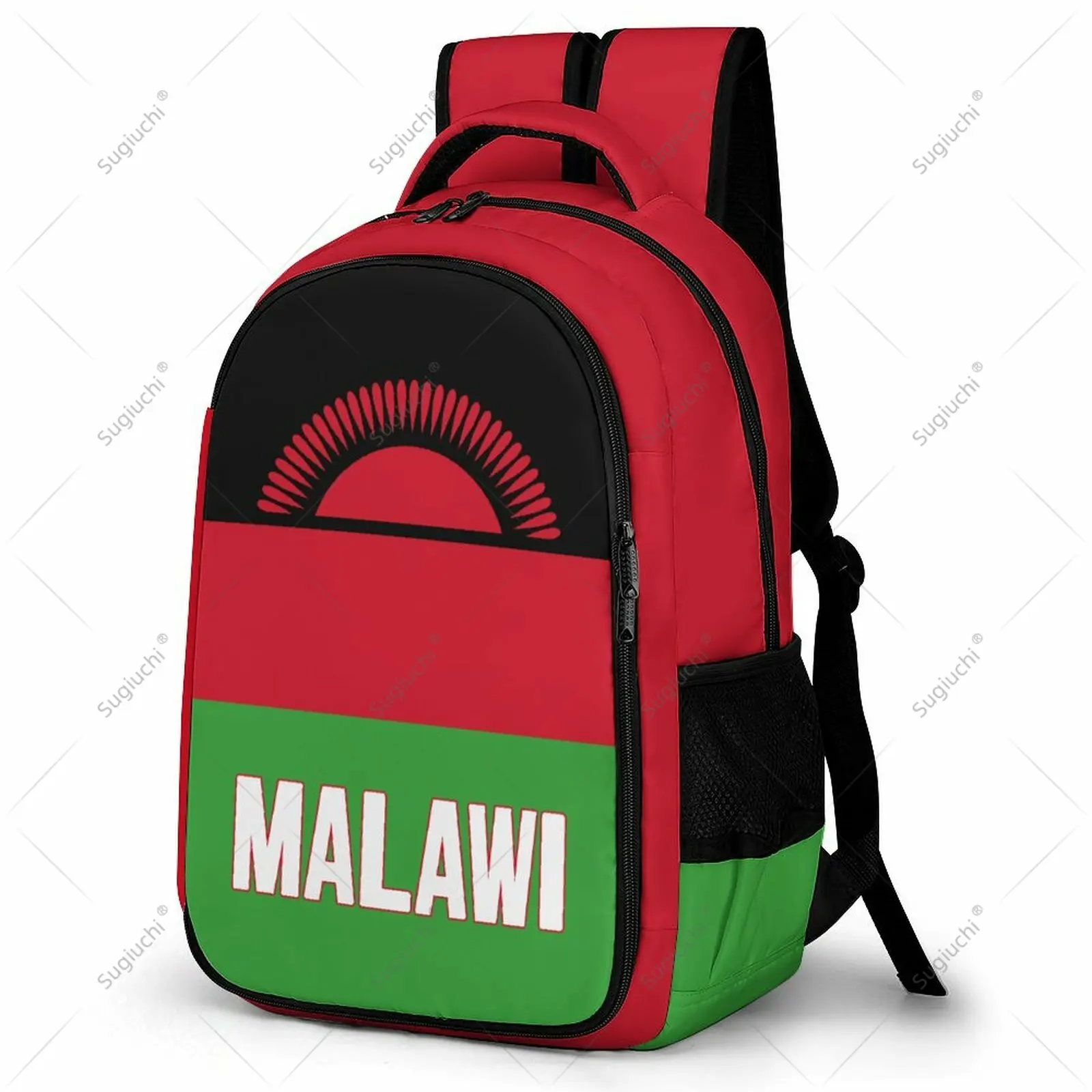 Backpack Malawi Flag Student Schoolbag Smart Business Travel Leisure Backpack Laptop Back Pack Office Work Bag