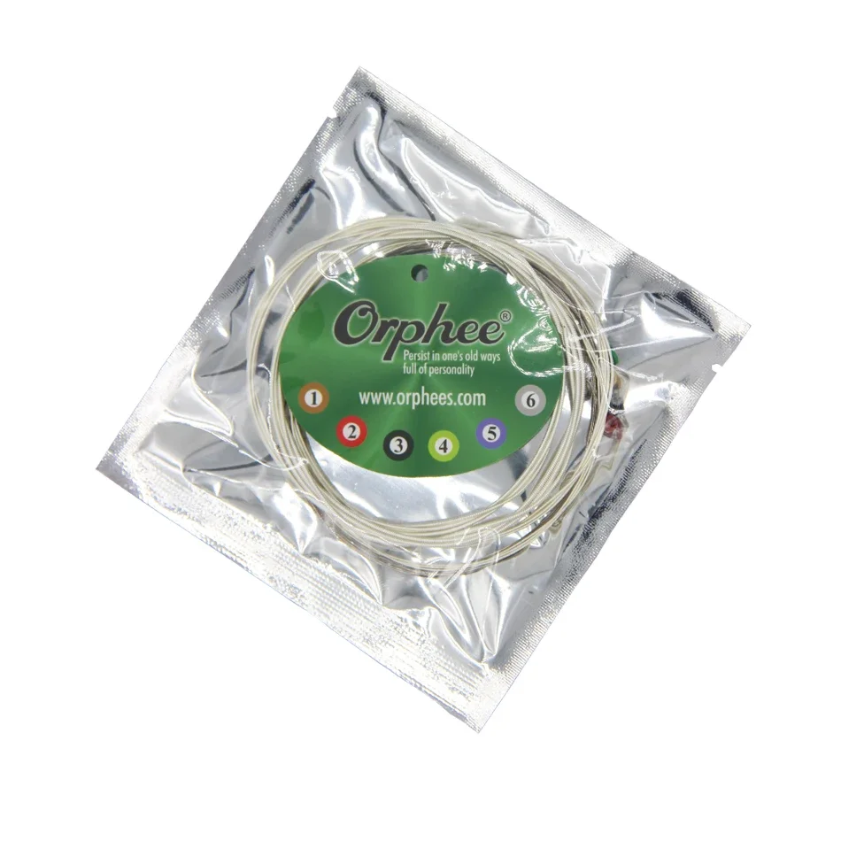 New Orphee TX620-S ACOUSTIC Guitar Strings Special Silver Plated Anti-Rust Hexagonal core+8% Nickel Extra Light