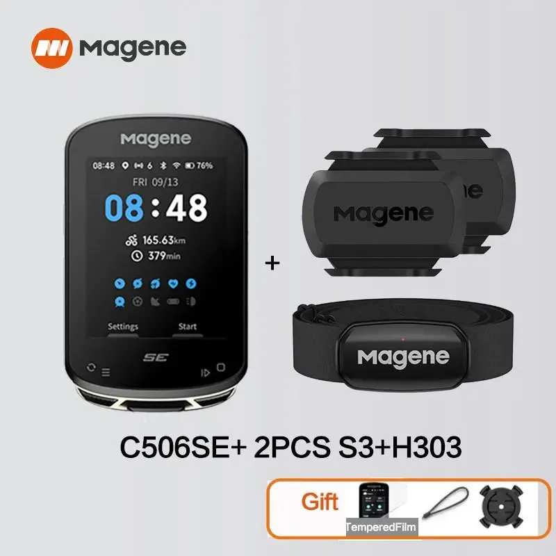 Magene GPS Fietscomputer C506 SE Navigatie WiFi Snelheidsmeter Fietsen Digitale Stopwatch 2.4 Kilometerteller Bluetooth Ant Indoor - afbeelding 1