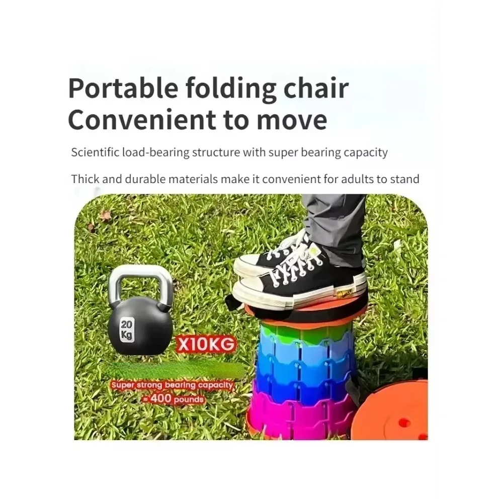 New Popular Foldable Portable Stools, Beach Chairs, Outdoor, Camping, Subway, Queuing, Fishing, Travel, Folding, Picnic Seats