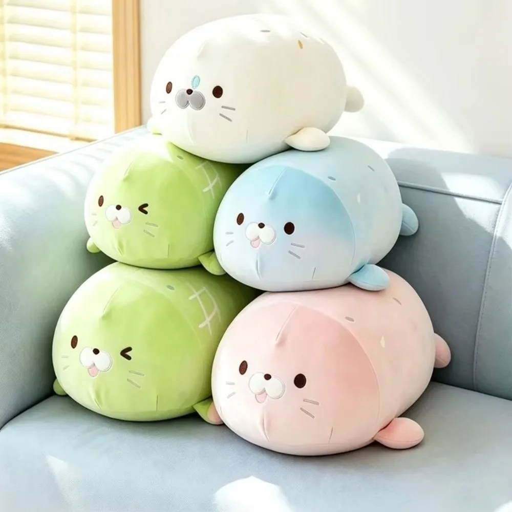 Throw Pillow Soft Seal Filled Very Soft Sea Lion Cartoon Kawaii Marine Animal Birthday Gifts