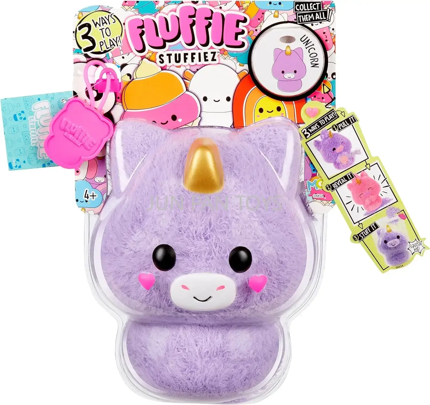 Original Fluffie Stuffiez Collectible Plush DIY Kids Toy UNICORN
