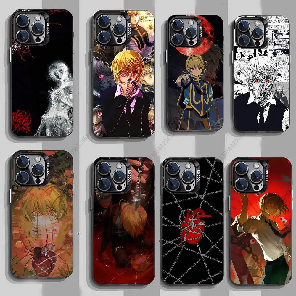 

H-Hunter X Hunter Kurapika Phone Case for iPhone 15 16 Pro Max Air SE 11 13 Pro 14 Plus 12 11Pro 15Pro Max 16e Cover