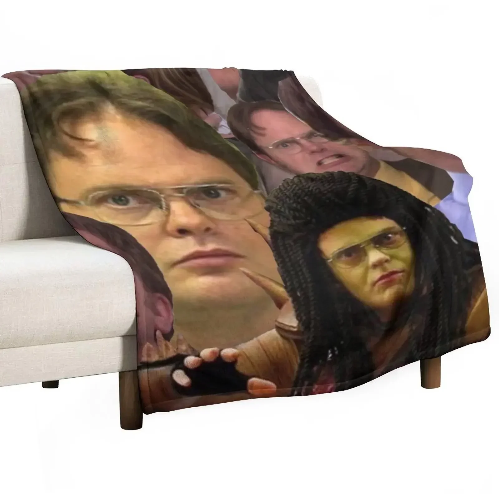 Dwight K. Schrute Throw Blanket Multi-Purpose Decorative Throw Blankets