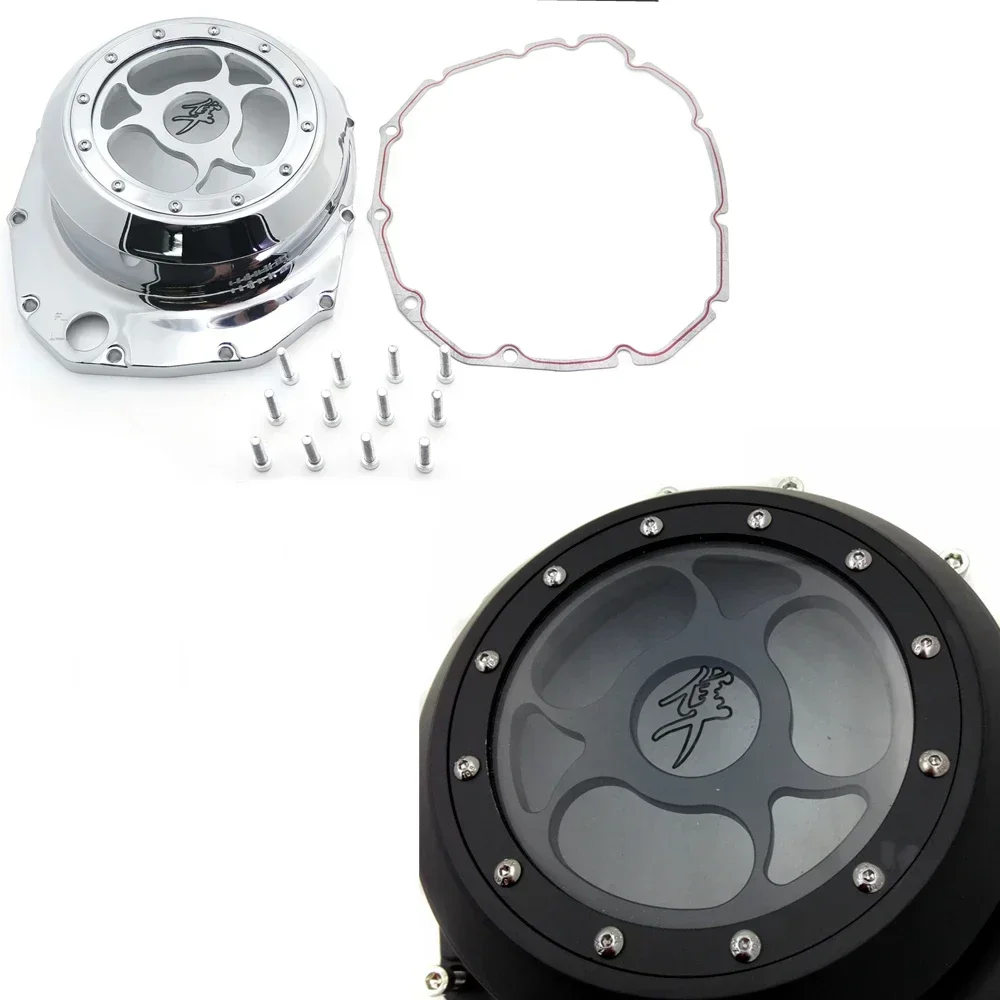 

Aftermarket Parts See Through Engine Clutch Cover for Motorcycle Suzuki GSX1300R Hayabusa B-king 1999-2022 CHROME