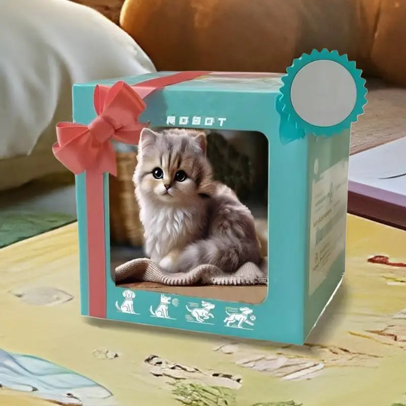 لعبة القط الروبوتية للقطط للأطفال، لعبة عاطفية روبوتية تفاعلية محشوة واقعية للبالغين والأطفال والبنات وكبار السن للاستخدام الداخلي