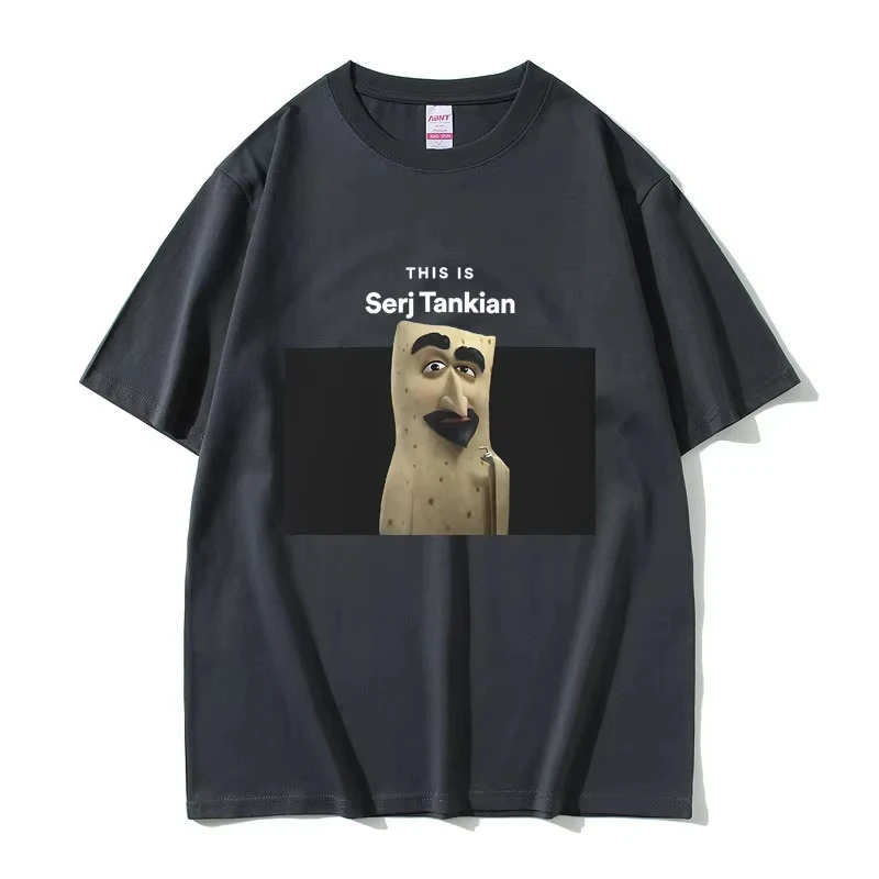 This Is Serj Tankian Funny Meme T-shirt System of A Down T Shirts Men 90s Vintage Rock Band Alternative Metal Music Print Tees