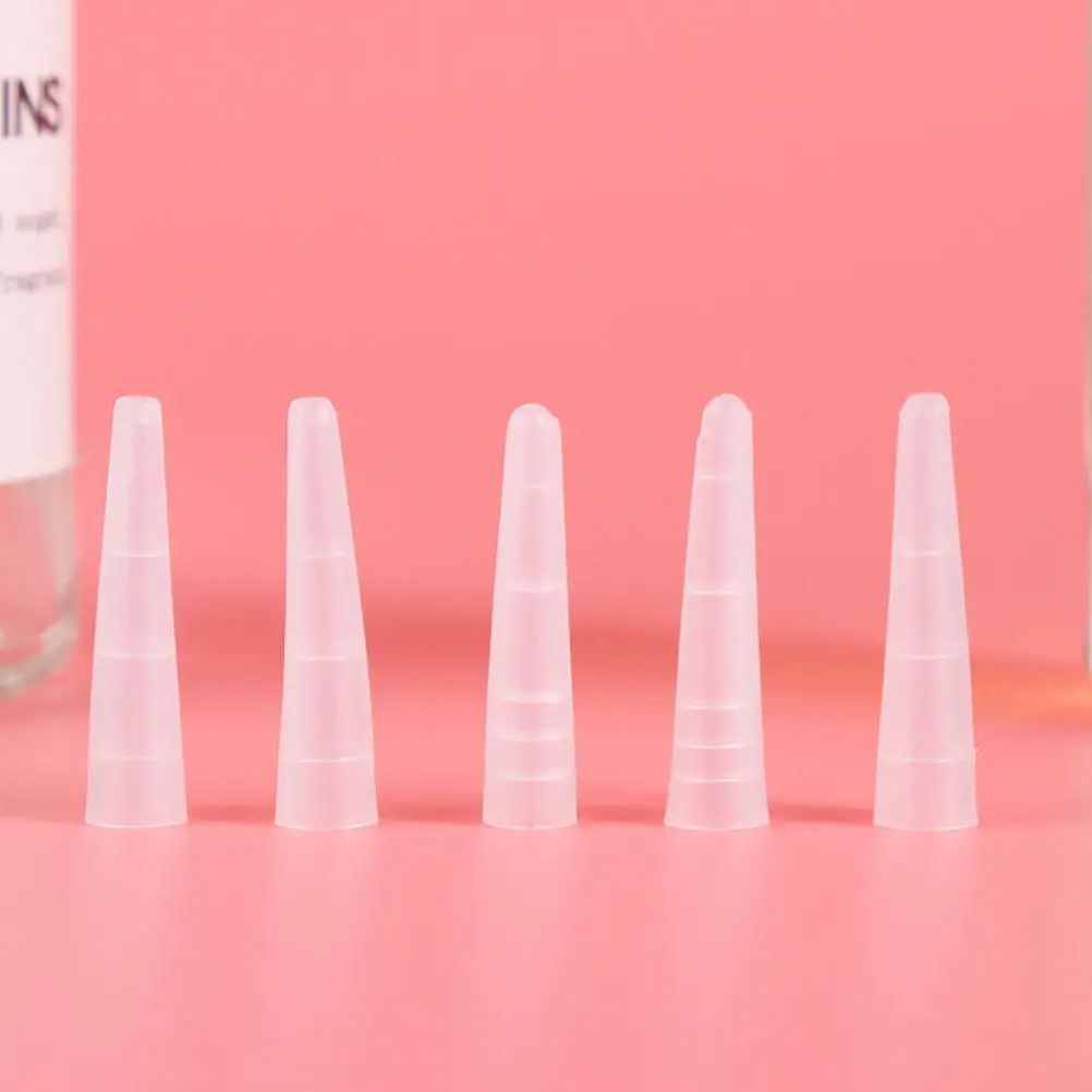 1Set Eyelash Tweezers Protective Caps Sleeve Soft Silicone Cover for Grafting Eyelashes Home Use Beauty Shop Tools