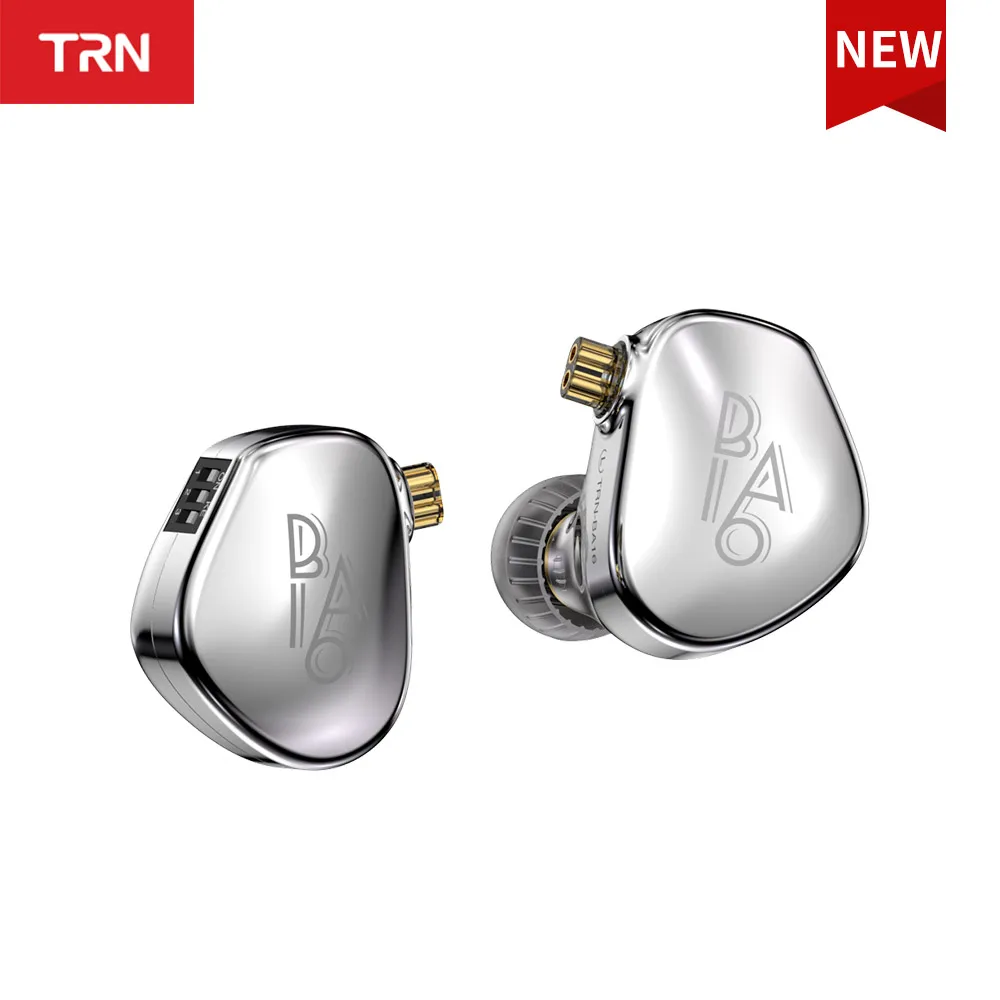 TRN BA16 Flagship 16 Balanced Armature Drivers HIFI In-ear Earphones Wired with Tuning Switch Cancelling Earbuds Bass Headset