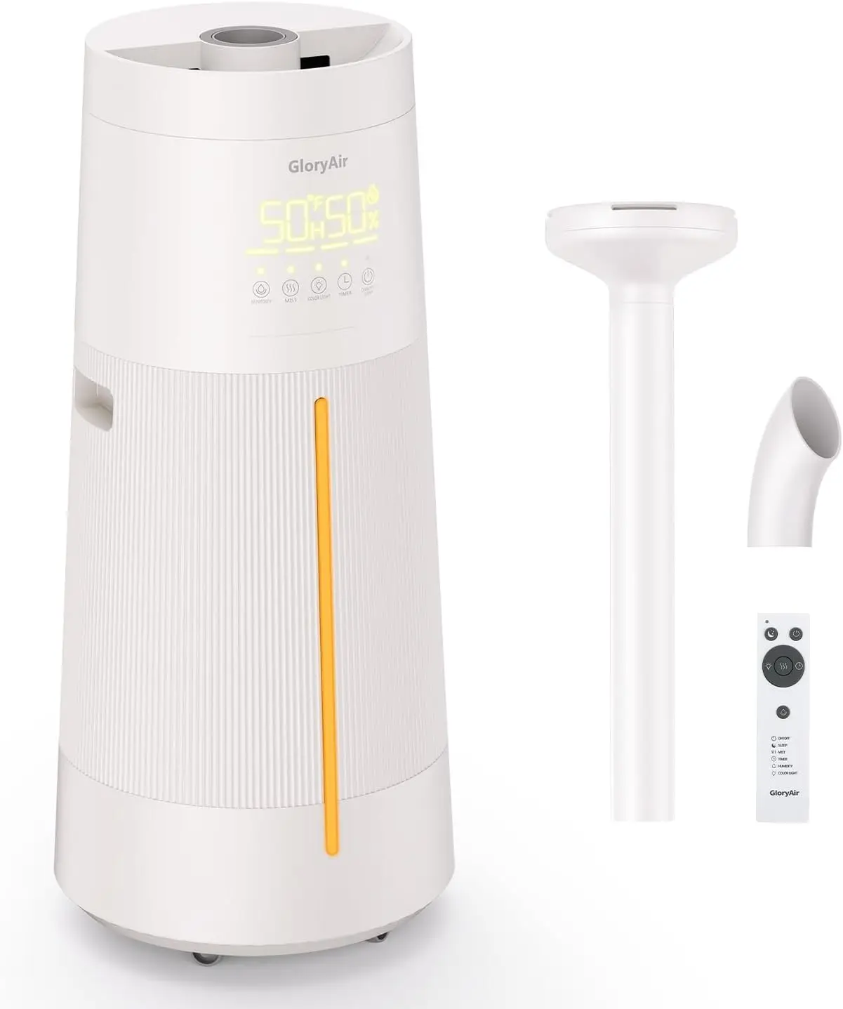 

Humidifier Large Room - 6.3Gal/24L 4X Atomizers Top Fill Whose House Large Cool Mist Quite Humidifiers 1500mL/h for Home Bedroom