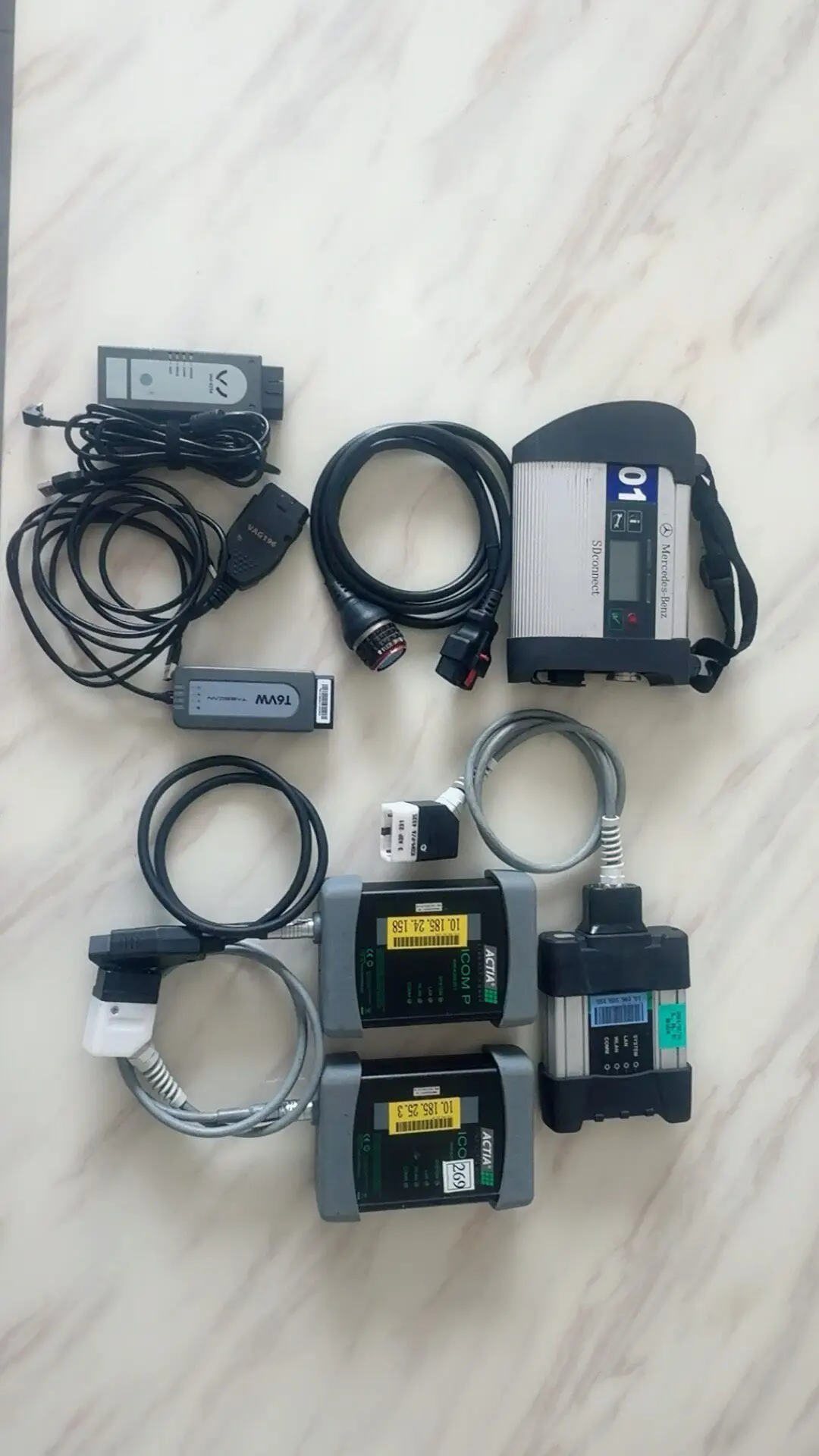 apply to ICOM NEXT diagnostic kit, original diagnostic head+full set of wire harness WiFi/LAN/COM interface