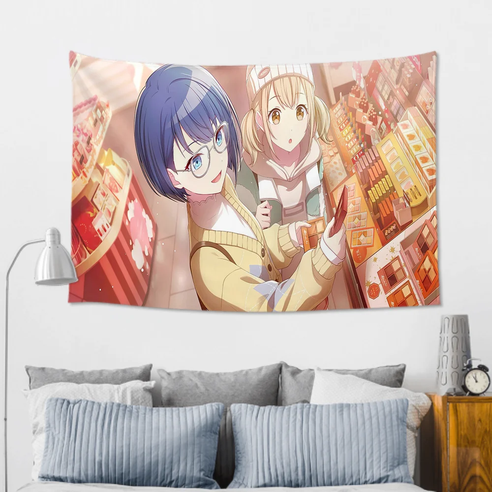 Kiritani Haruka لعبة الرسوم المتحركة مشروع Sekai نسيج غرفة ديكور قماش صوفي حفلة معلقة خلفية غرفة ديكور غرفة الطفل