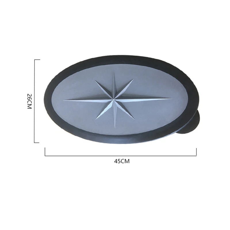 2X Kayak Hatch Cover Kayak barca a remi Deck Plate Kayak Boat Deck Hatch Cover accessori per barche Kayak impermeabili, grigio