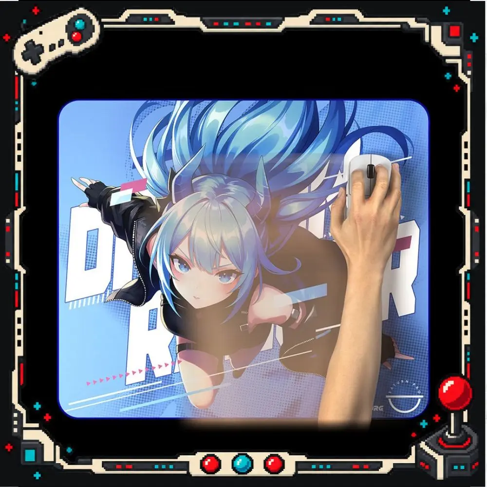 Pulsar eS Saturn Pro DRG Joint Gaming Mouse Pad Soft XL 490x420mm High Speed Locked Anti-Slip Cloth Mousepad Gaming PC Gift