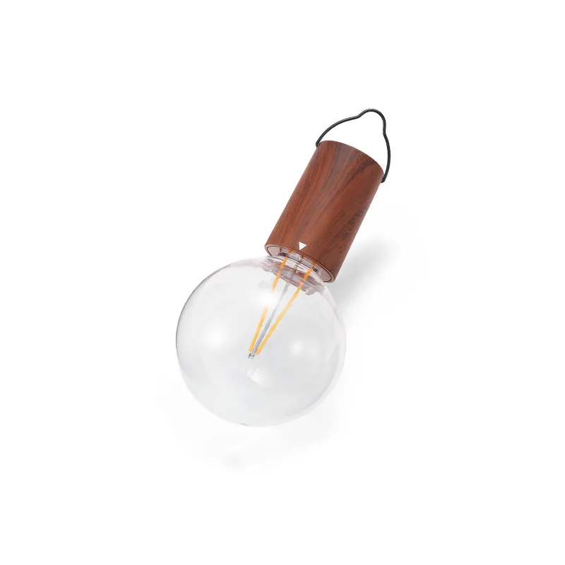 Luz Edison para acampar al aire libre, luz de burbuja de leche, reflector de atmósfera, recargable, impermeable, pequeña luz nocturna