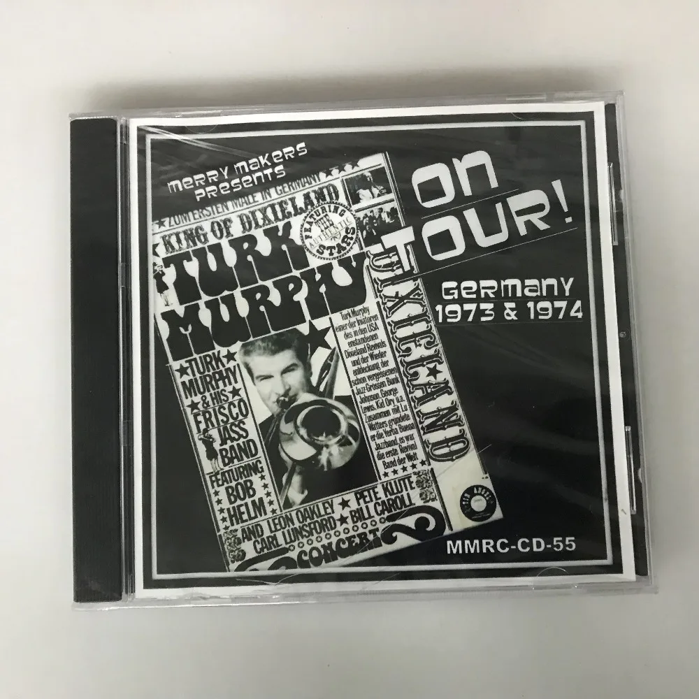 CD 'Dixieland on Tour Germany 1973 & 1974' Dixieland Jazz Band Turk Murphy & His Frisco Jass 1970s Live Album Lively Vintage