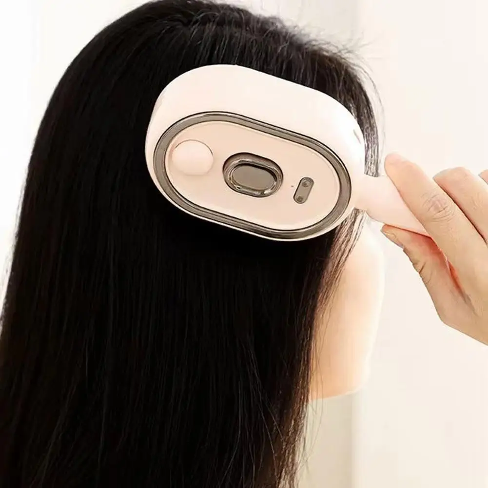 Elektrische Haarbürste mit Sprühnebel, Kopfhautmassagegerät, Entwirrbürste für Frauen, Haarpflege, Anti-Frizz-Styling-Tool – Detail 4