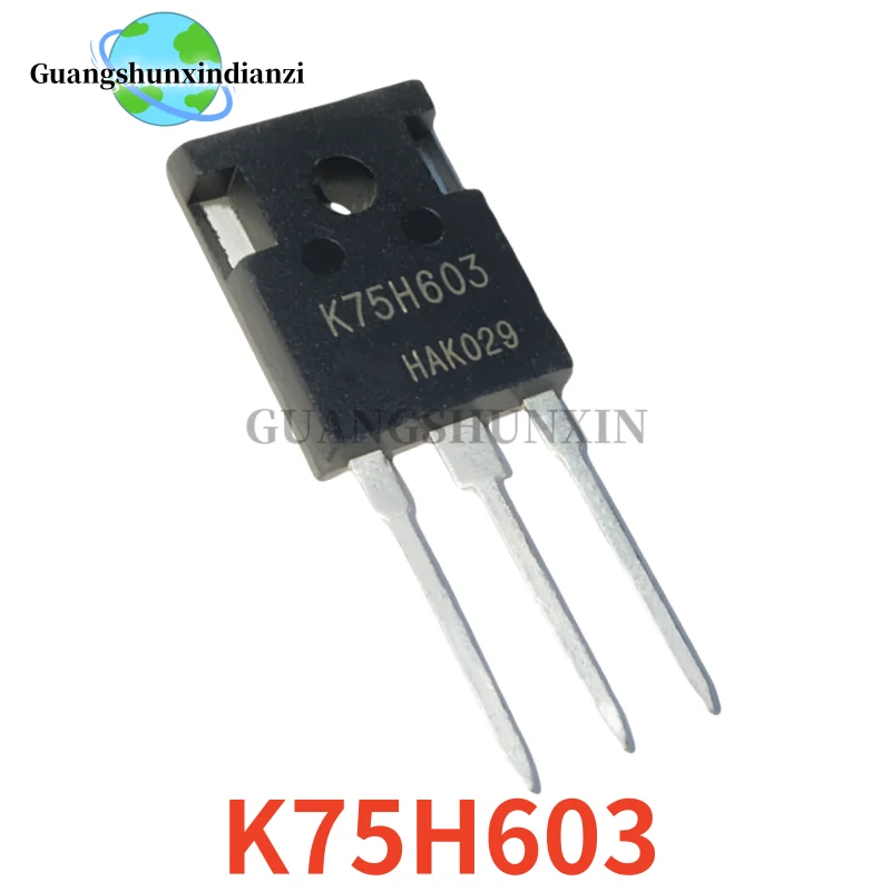 5Pcs Brand New K30T60 K50T60 K75T60 K30H603 K40H603 K50H603 K75H603 TO-247 LGBT In Stock