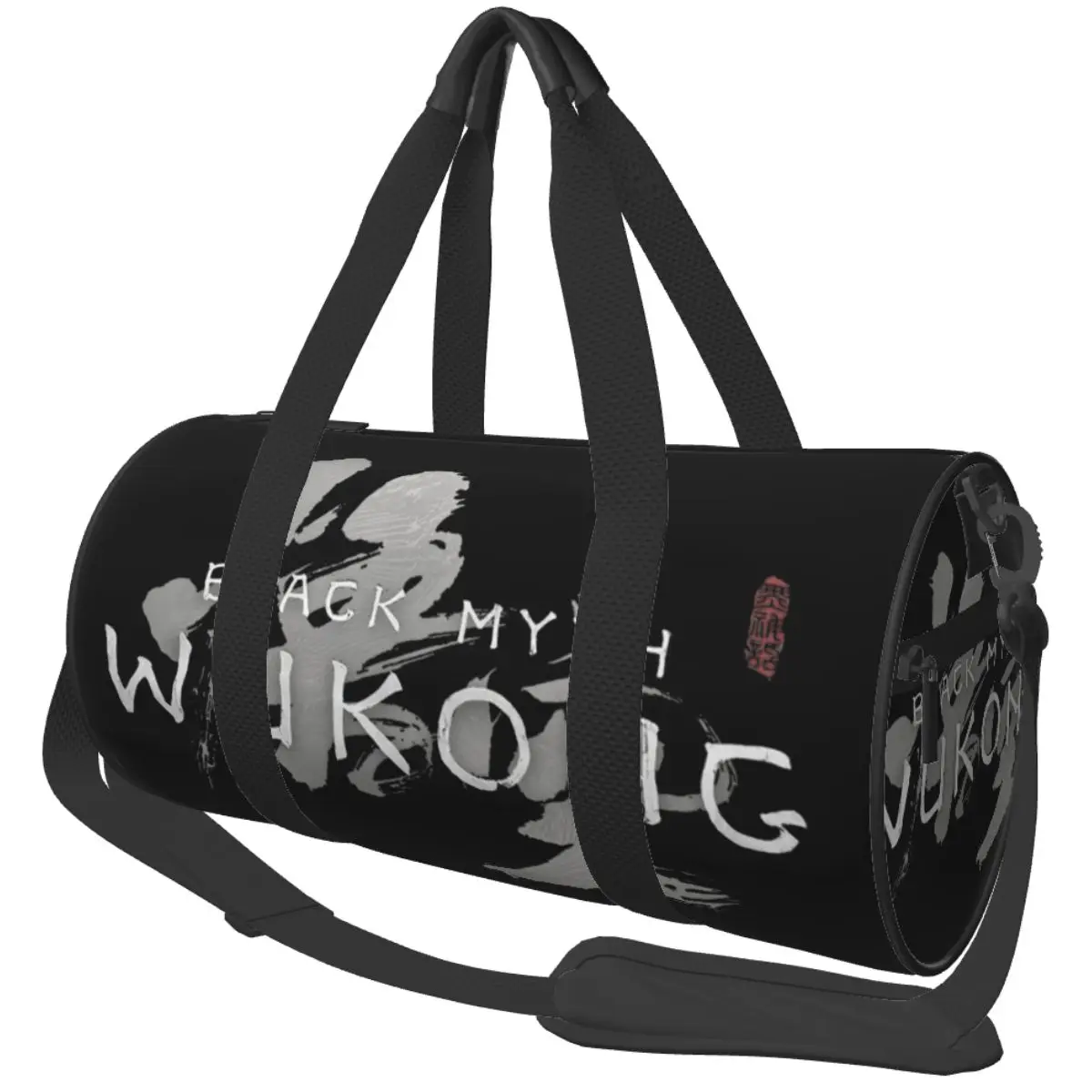 Zwarte Mythe Wukong Nieuw Spel Duffle Bag Voor Vrouwen Mannen Fitness Sporttassen Voor De Sportschool Met Zak Legendarische Weekender Reistas