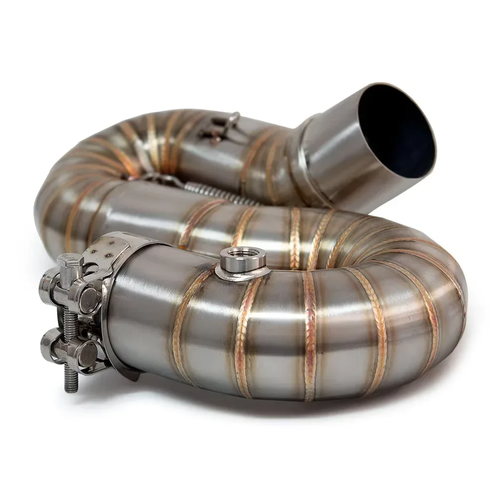【Premium quality】For Honda CBR1000RR-Modified mid-section exhaust pipe-the sound is deep, rich and powerful