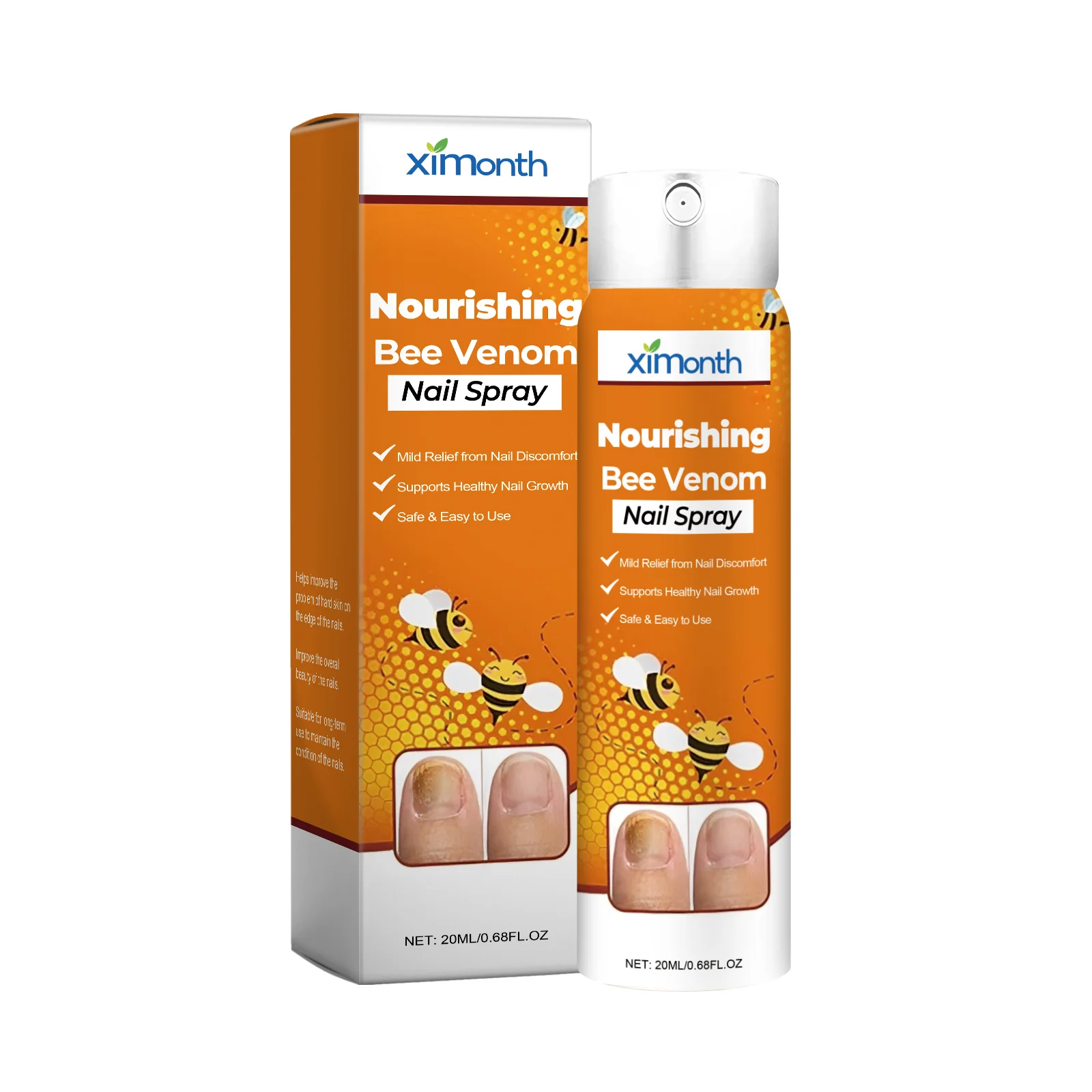 Nail Nourishing Spray Gentle Care for Hands and Feet, Strengthens and Fortifies Nail Surfaces, Moisturizes and Softens Cuticles. view 6
