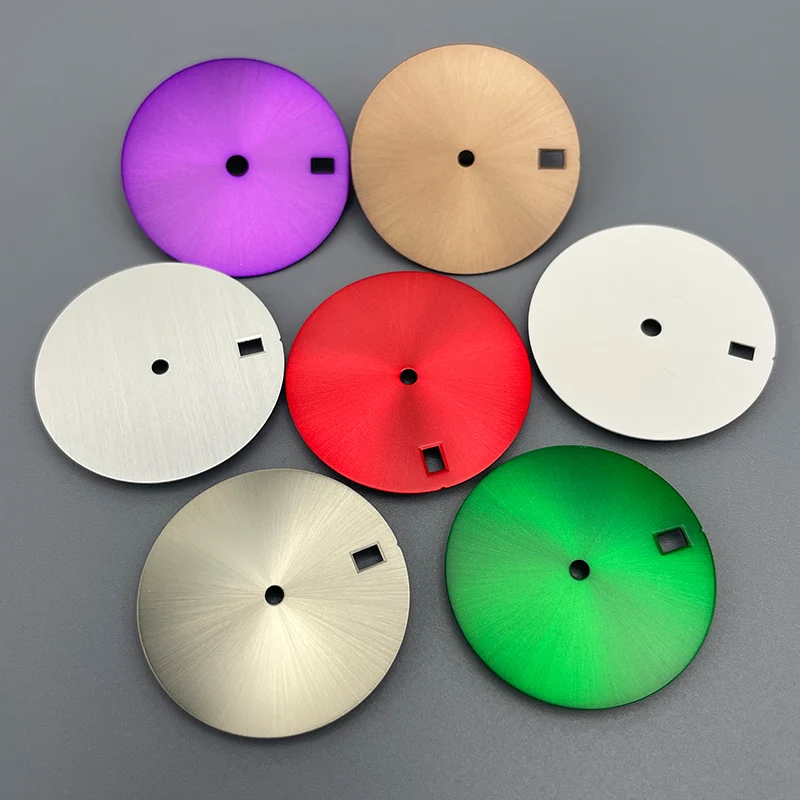 28.5mm NH35 Dial Sterile Blank Watch Dial with Window Fit NH35 NH36 Movement Watch Part Accessories ﻿NH35 NH36 Dial Replaceable