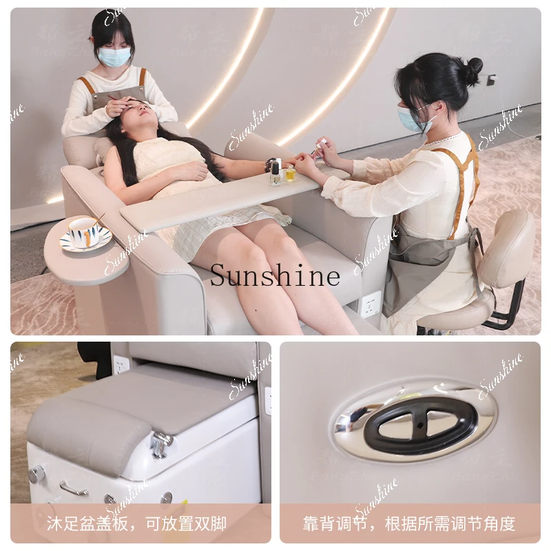 

Manicure sofa Multifunctional foot chair Foot massage recliner TF