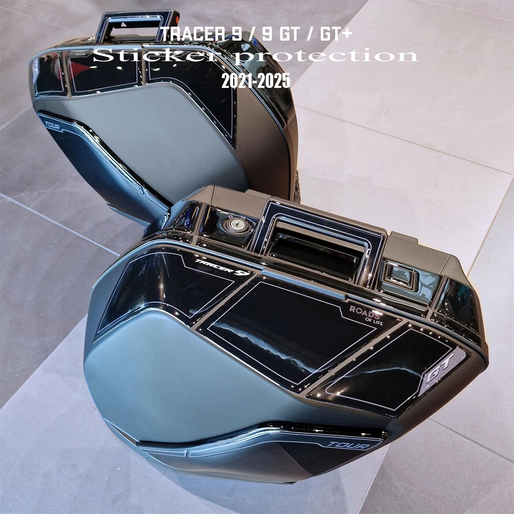 Motorcycle Protection Suitcases Bags 3D Epoxy Resin Protective Sticker Kit For Tracer 9 Tracer 9 GT Tracer 9GT+ 2021 2022 2025