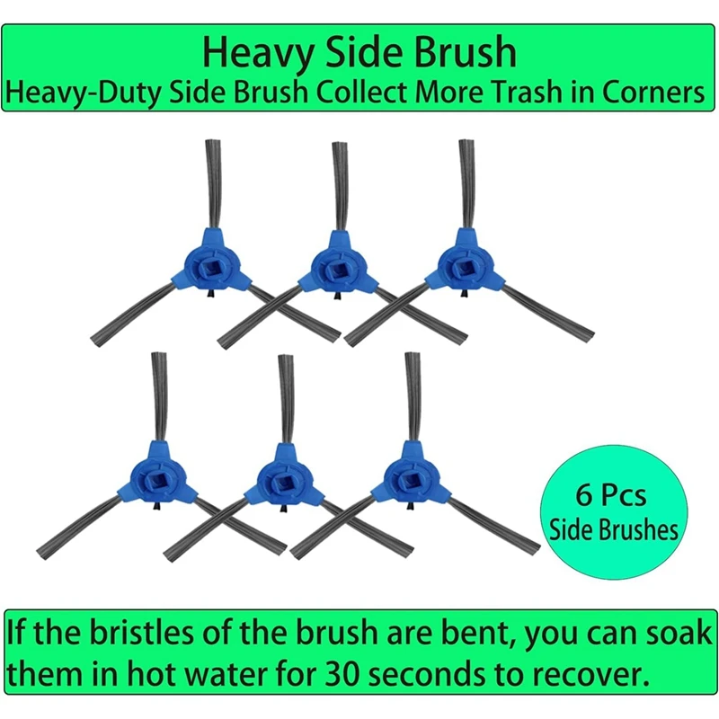 Voor Eufy Schone G40 / G40 Hybride + Robotstofzuiger Hoofdzijborstel Hepa Filter Mop Doek Vervangende Onderdelen 1Set