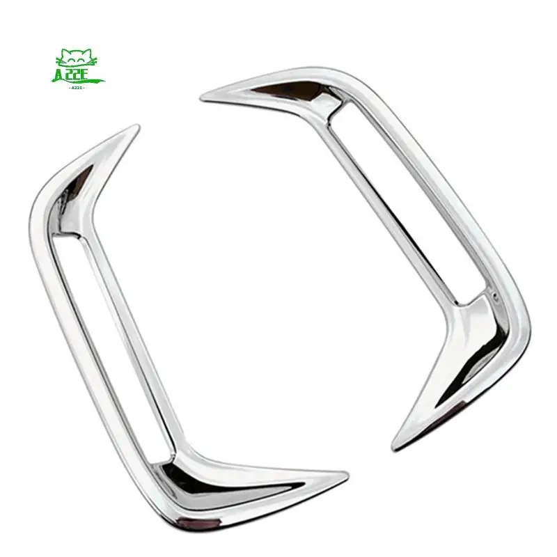 

A22E-Car Chrome Rear Reflector Fog Light Lamp Cover Fog Light Cover Trim Bezel Frame Car Styling For Toyota YARIS Cross 2020 202