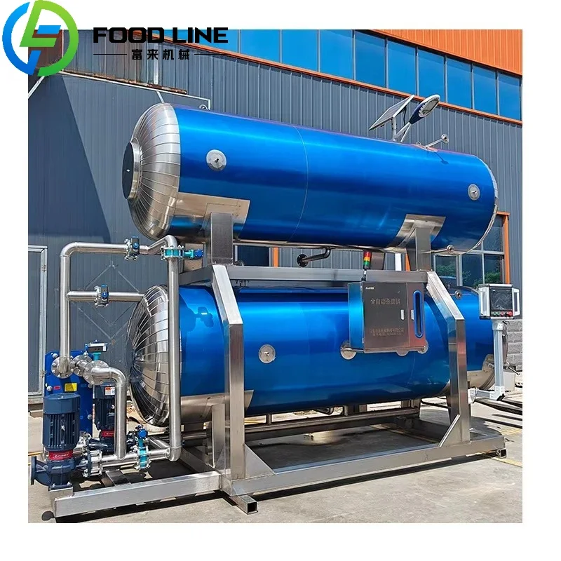 Autoclave Sterilizer Retort Sterilizer Food Machine High Pressure Steam Water Immersion for Pouch Canned Pet Food OME