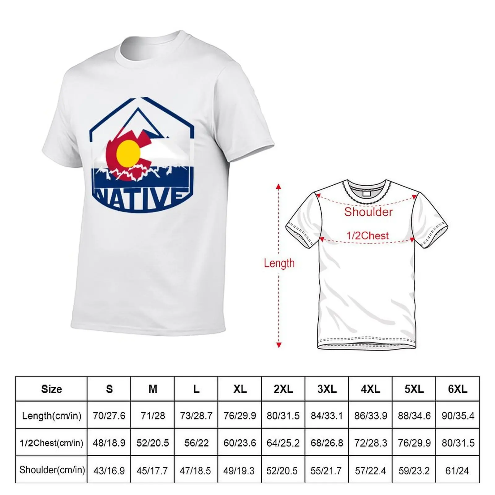 Native Colorado T-Shirt Man t-shirt boys animal print t shirts men