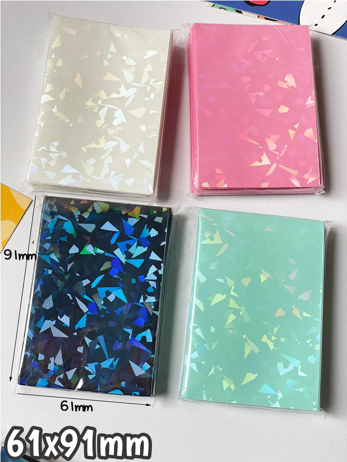 Sharkbang 50 Stück/Lot Holo-Kartenhüllen 61 x 91 mm 20C Star Series PP Kpop-Halter für Postkarten, Filme, Spielkarten, Fotokartenschutz – Detail 30