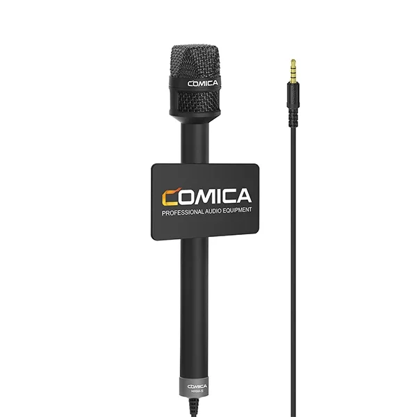 Comica HRM-S Handheld Microphone Reporter Phone Interview Video Mic  11 MAX  S10  Smartphones