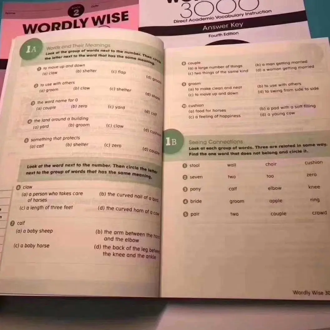 Imagem -04 - Venda Quente Wordly Wise 3000 Livro K-book12 Ielts Toefl Inglês Palavra Expansão Vocabulário Inglês Aprendizagem para Crianças