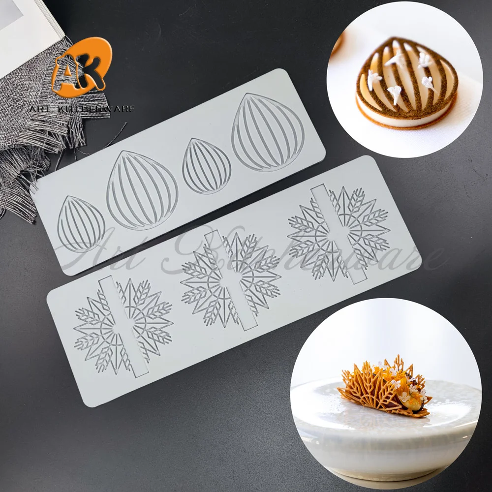 Chestnut and Flower Silicone Cake Lace Mold Cake Decorating Tool Border Decoration Lace Mold kitchen Baking Tool Bakeware