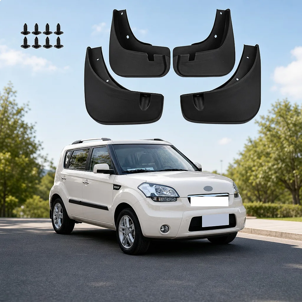 

For Kia Soul 2010-2013 Regular Edition Splash Guards Mud Flaps Front Rear Wheel Fenders 4pcs
