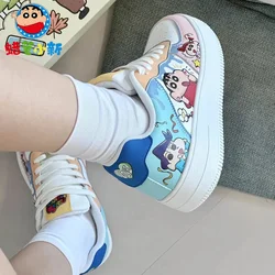 Kredka Shin Chan Edycja limitowana Buty anime Kawaii Anime Cute Cartoon Graffiti Para Buty deskorolkowe Buty codzienne Prezent urodzinowy